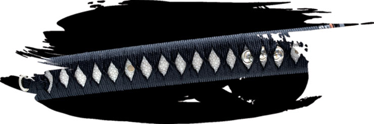 Tsuka en seda negra